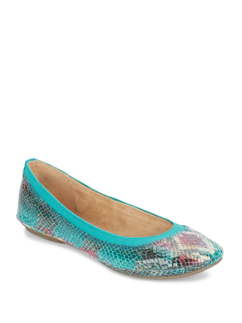 bandolino elastic trim ballet flats